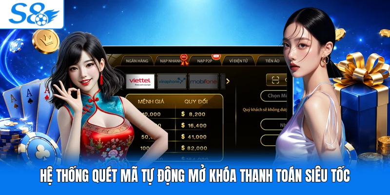 Hệ thống quét mã tự động mở khóa thanh toán siêu tốc