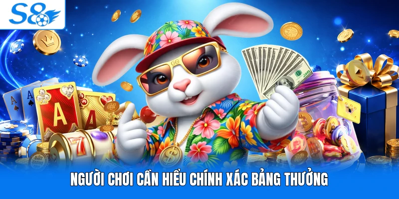 Người chơi cần hiểu chính xác bảng thưởng