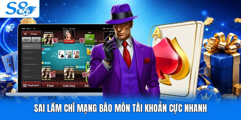 Sai lầm chí mạng bào mòn tài khoản cực nhanh